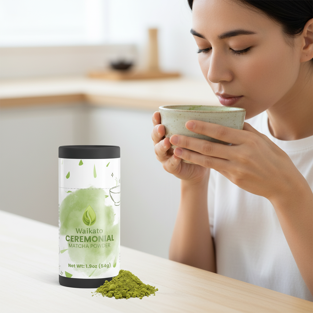 The perfect iced matcha latte